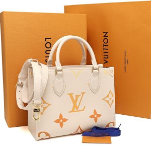 New! Auth LOUIS VUITTON Monogram Ann Platt ONTHEGO PM gradation Gradation M46513